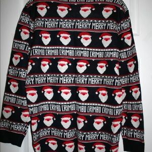 Cotton Emporium Sweaters - Women's XL holiday Merry Crimbo Christmas Sweater Cotton Emporium Sweaters - Women's XL holiday Merry Crimbo Christmas Sweater